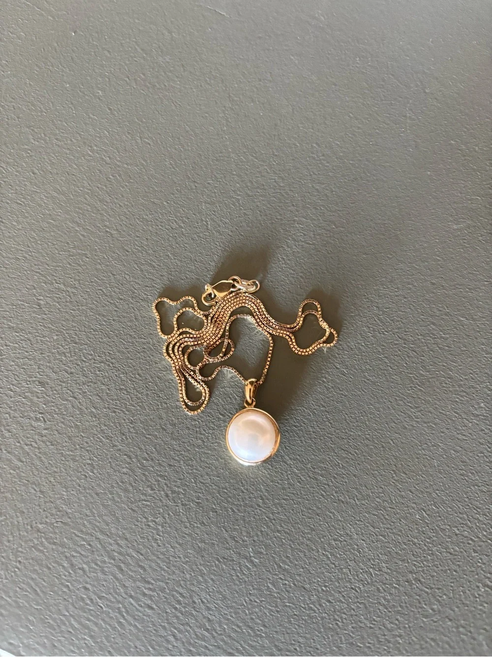 14k Gold Freshwater Pearl Necklace